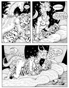 Rating: Explicit Score: 0 Tags: anthro breasts comic dialogue dragon duo e621 english_text felid female interspecies male mammal monochrome mythological_creature mythological_scalie mythology navel nipples nude pantherine scalie steamfox tail text the_dragoness_in_amber tiger User: bunchy7s