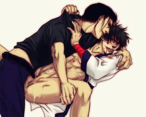 Rating: Explicit Score: 0 Tags: 2boys anal ass belt bite biting black_hair black_shirt blood bottomless brown_hair color cum forced_yaoi gay injury legs_held_open male male_only multiple_males on_back open_clothes open_shirt penis police rape rule34 rurouni_kenshin saitou_hajime sanosuke_sagara sex shirt spread_legs tears uniform unzipped yaoi User: bunchy7s
