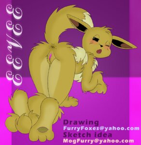 Rating: Explicit Score: 0 Tags: 3_toes all_fours anthro anus ass back_view black_eyes black_fur blush brown_fur colored eevee female female_only fur furry furry_ass furry_ears furry_only furry_tail furryfoxes looking_back mogfurry nude open_mouth pointy_ears pok&eacute;mon_(species) pokemon pokemon_(species) presenting pussy raised_tail rule34 solo tail uncensored vulva wink User: bunchy7s