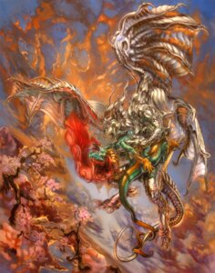 Rating: Explicit Score: 0 Tags: 1boy 1girls breasts claws dragon female flying horns love male mariecannabis midair_sex nude red_hair rule34 scalie sex sixthleafclover small_breasts straight tail wings User: bunchy7s