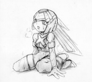 Rating: Explicit Score: 0 Tags: 1girls blush bottomless fairy_leviathan female girutaabo helmet mega_man mega_man_zero monochrome no_panties rule34 solo_female sweat tagme User: bunchy7s