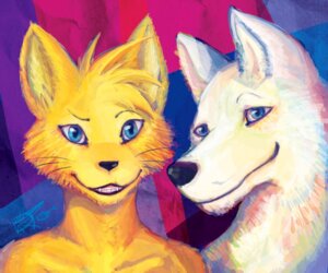 Rating: Safe Score: 0 Tags: 2010 abstract_background anthro black_nose black_whiskers blue_eyes bust_portrait canid canine canis collarbone digital_media_(artwork) digital_painting_(artwork) domestic_cat domestic_dog duo e621 eyebrows felid feline felis fur hack33552 head_tuft male mammal nude painting_(artwork) portrait shaded smile teeth tuft whiskers white_body white_fur white_inner_ear wolfbaka yellow_body yellow_fur yellow_inner_ear User: bunchy7s