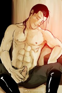 Rating: Explicit Score: 0 Tags: 1boy abs clothes color front_view fullmetal_alchemist human kinbert male male_only masturbation muscular pants_open precum rule34 sitting sketch solf_j_kimblee solo tagme topless User: bunchy7s