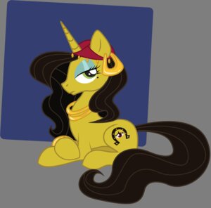 Rating: Safe Score: 0 Tags: 2013 absurd_res alpha_channel bracelet brown_hair clothing cutie_mark e621 ear_piercing equid equine eyeshadow fan_character female feral fortune_teller gold_(metal) green_eyes hair hasbro hat headgear headwear hi_res horn jadedjynx jewelry looking_at_viewer makeup mammal markings mole_(marking) my_little_pony mythological_creature mythological_equine mythology necklace piercing roma sitting solo unicorn User: bunchy7s