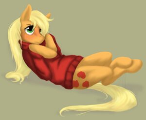 Rating: Safe Score: 0 Tags: applejack_(mlp) cartoonlion clothing e621 earth_pony equid equine female feral friendship_is_magic hasbro horse lying mammal my_little_pony on_back pony quadruped solo sweater tail topwear User: bunchy7s Rating: Safe Score: 0 Tags: applejack_(mlp) cartoonlion clothing e621 earth_pony equid equine female feral friendship_is_magic hasbro horse lying mammal my_little_pony on_back pony quadruped solo sweater tail topwear User: bunchy7s