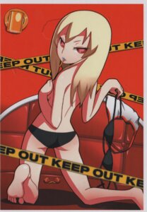 Rating: Questionable Score: 0 Tags: bikini blonde_hair candy caution_tape female freckles highres imaizumi_teruhiko jeane_(nmh) lollipop long_hair no_more_heroes red_eyes rule34 suda_51 swimsuit topless User: bunchy7s
