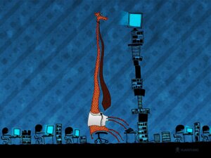 Rating: Safe Score: 0 Tags: 4:3 accessory ambiguous_gender e621 feral giraffe giraffid group hi_res human mammal necktie office size_difference vladstudio wallpaper work User: bunchy7s