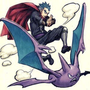 Rating: Safe Score: 0 Tags: 1:1 bat bat_wings cape clothed clothing crobat duo e621 flying footwear frown fully_clothed generation_2_pokemon gym_leader hair hands_together human jumping koga_(pokemon) low_res male mammal may_dog membrane_(anatomy) membranous_wings multi_wing nintendo nude pokemon pokemon_(species) purple_body purple_skin shoes short_hair simple_background smoke tan_body tan_skin toony white_background wings User: bunchy7s