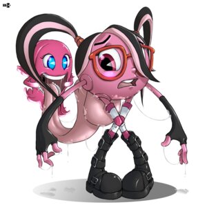 Rating: Questionable Score: 0 Tags: 1:1 bandai_namco blue_eyes clothing cylindria duo e621 eyewear female female/female fingerless_gloves ghost glasses gloves handwear hellahellastyle long_tongue not_furry pac-man_(series) pac-man_and_the_ghostly_adventures pac-worlder pigtails pinky_(pac-man) purple_eyes spirit tongue waddling_head User: bunchy7s