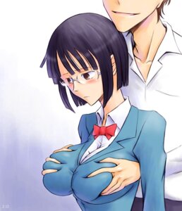 Rating: Explicit Score: 0 Tags: 1boy 1girls blush bob_cut bonnie_(rsg) breast_grab breasts deep_skin durarara!! female glasses grope grope_from_behind huge_breasts male nasujima_takashi rule34 school_uniform short_hair solo_focus sonohara_anri User: bunchy7s