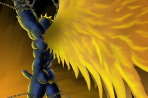 Rating: Explicit Score: 0 Tags: angel anthro bdsm bgn biped bondage bound butt chain digital_media_(artwork) e621 erection feathered_wings feathers genitals humanoid_genitalia humanoid_penis male muscular muscular_anthro muscular_male nude penis redeemer solo spawn_(series) spikes standing submissive submissive_male wings User: bunchy7s
