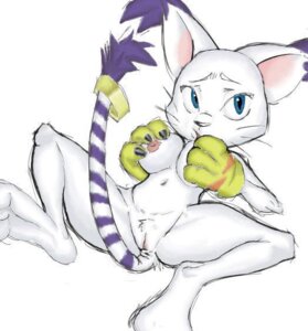 Rating: Explicit Score: 0 Tags: anthro anus bandai_namco breasts digimon digimon_(species) e621 ear_tuft felid female fur gatomon genitals l1zardman looking_at_viewer mammal nipples nude simple_background solo spread_legs spreading tail tail_between_legs tuft vulva white_background white_body white_fur User: bunchy7s