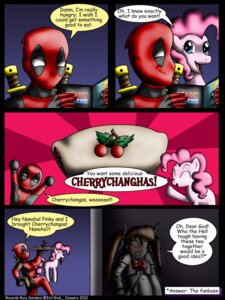 Rating: Safe Score: 0 Tags: 3:4 baked_goods cherry comic crossover deadpool dialogue e621 earth_pony english_text equid equine evil-rick female feral food friendship_is_magic fruit hasbro hi_res horse humor mammal marvel my_little_pony nanoha pastry pinkie_pie_(mlp) plant pony text User: bunchy7s