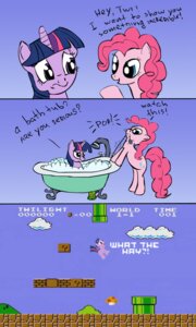 Rating: Safe Score: 0 Tags: bathtub blue_eyes claw_foot_bathtub comic crossover cutie_mark drain_plug duo e621 earth_pony english_text equid equine female feral flush_vore friendship_is_magic fungus fur hair hasbro hi_res horn horse mammal mario_bros multicolored_hair mushroom my_little_pony mythological_creature mythological_equine mythology nintendo pink_body pink_fur pink_hair pinkie_pie_(mlp) pony power-up purple_eyes purple_hair super_mario_bros._(nes) super_mushroom tail text twilight_sparkle_(mlp) two_tone_hair unicorn unknown_artist warp_pipe User: bunchy7s