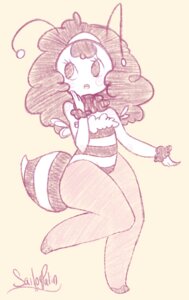 Rating: Safe Score: 0 Tags: antennae_(anatomy) arthropod bee e621 female hair hymenopteran insect insect_wings long_hair looking_away monster monster_girl_(genre) open_mouth sailorpalin solo stinger wings User: bunchy7s