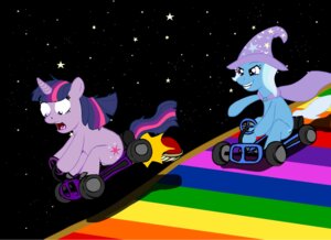 Rating: Safe Score: 0 Tags: crossover cutie_mark detailed_background duo e621 equid equine female feral friendship_is_magic fur hair hasbro horn kart mammal mario_bros mario_kart multicolored_hair my_little_pony mythological_creature mythological_equine mythology nintendo parody purple_body purple_fur purple_hair rainbow_road shell starry_star tail tamarapeluso toony trixie_(mlp) twilight_sparkle_(mlp) two_tone_hair uhoh unicorn vehicle User: bunchy7s
