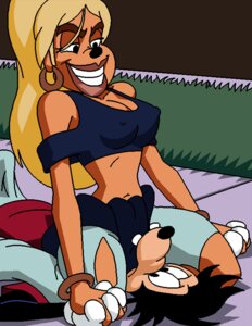 Rating: Questionable Score: 0 Tags: anthro big_breasts breasts cunnilingus dboy disney duo e621 erect_nipples female goof_troop grin lisa_(goof_troop) male male/female max_goof nipples north_pole_position oral sex sitting sitting_on_another smile vaginal User: bunchy7s
