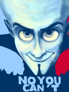 Rating: Safe Score: 0 Tags: 2010 3:4 alien alien_humanoid barack_obama_"hope"_poster blue_body blue_skin cape clothing dreamworks e621 english_text front_view grandfathered_content headshot_portrait humanoid looking_at_viewer male megamind megamind_(series) not_furry paramount_pictures portrait propaganda reaction_image smile solo sukautto text User: bunchy7s
