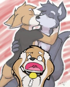 Rating: Safe Score: 0 Tags: 2011 anthro bailey_(housepets!) canid canine canis chess_piece collar collar_only d: daydream digital_drawing_(artwork) digital_media_(artwork) domestic_dog duo e621 eyes_closed female flat_chested herding_dog housepets! hug husky king_(chess) king_(housepets!) kiss_on_lips kissing larger_female male male/female mammal nogitsunegabriel nordic_sled_dog nude pastoral_dog screaming shocked signature size_difference smaller_male spitz tail welsh_corgi User: bunchy7s