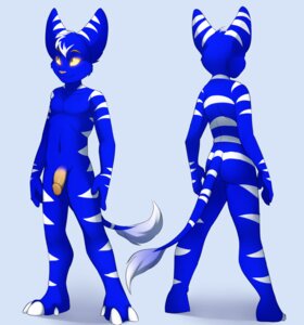 Rating: Explicit Score: 0 Tags: anthro arc_baxonian biped blue_body blue_fur blue_hair butt digital_media_(artwork) e621 fur genitals glowing glowing_eyes gradient_background hair half-erect humanoid_genitalia humanoid_penis jailbird lombax male mammal model_sheet multicolored_hair navel nude penis ratchet_and_clank rear_view shaded simple_background smile solo sony_corporation sony_interactive_entertainment standing stripes tail tail_tuft tuft two_tone_hair white_hair User: bunchy7s