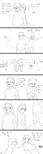 Rating: Questionable Score: 0 Tags: 2013 absurd_res ailurid anthro beach big_breasts black_and_white breasts comic covering covering_eyes covering_face dialogue digital_drawing_(artwork) digital_media_(artwork) domestic_cat duo_focus e621 english_text exhibitionism felid feline felis female group hi_res humor insecure male mammal monochrome muscular nude outside overweight pushing red_panda seaside shy slightly_chubby slypon smile text voyeur worried User: bunchy7s