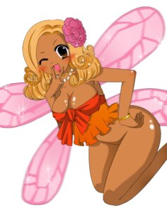Rating: Questionable Score: 0 Tags: blush breasts cleavage clothing covering dark_skin dragon_quest dragon_quest_ix fairy female flower large_breasts open_mouth ragho_no_erika rule34 sandy_(dq9) smile v wings wink User: bunchy7s