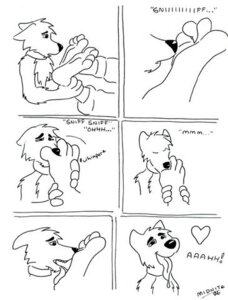Rating: Questionable Score: 0 Tags: 2006 4_fingers 4_toes ambiguous_gender bodily_fluids canid canine canis chest_tuft collar comic dialogue domestic_dog drooling e621 english_text exclamation_point feet fingers foot_fetish foot_grab foot_in_mouth foot_lick foot_play foot_sniffing foot_suck fur heart_symbol hindpaw humanoid_feet humanoid_hands licking low_res male mammal midnite monochrome night paws plantigrade saliva signature sniffing sucking text toe_in_mouth toe_play toe_suck toes tongue tongue_out tuft User: bunchy7s