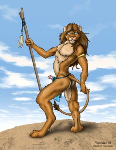 Rating: Explicit Score: 0 Tags: 1998 3_toes 4_fingers anthro armband barefoot bent_tail biped blue_eyes bottomwear brown_hair butt butt_pose clothed clothing countershading day detailed_background digitigrade e621 erection feet felid fingers full-length_portrait fur genitals hair holding_object holding_own_tail holding_tail holding_weapon kitoth lion loincloth long_hair looking_aside looking_at_viewer male mammal muscular muscular_anthro muscular_male nipples nude outside pantherine penis pink_nose pink_penis portrait pose skimpy sky solo staff standing tail tail_tuft tan_body tan_fur toes topless tribal tuft weapon wooky User: bunchy7s
