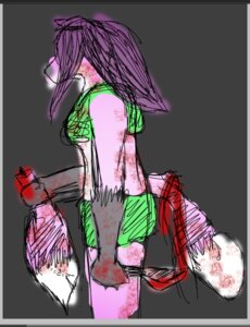 Rating: Questionable Score: 0 Tags: 2012 anthro bikini blood bodily_fluids breasts butt canid canine clothed clothing de_leon e621 female fox fox5324 hair heart_symbol knife long_hair mammal mat megagirl567 skimpy solo swimwear two-piece_swimsuit wounded User: bunchy7s