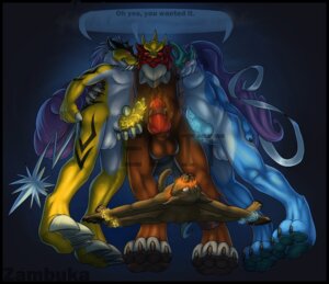Rating: Explicit Score: 0 Tags: animal_genitalia anthro balls bdsm blue_penis bodily_fluids bondage bound canid canine dialogue digital_media_(artwork) digitigrade distracting_watermark dominant dominant_male e621 electricity electrogenesis english_text entei erection extreme_size_difference fire fully_bound generation_2_pokemon genital_fluids genitals group imminent_rape imminent_sex interjection knot legendary_beasts legendary_pokemon legendary_trio low-angle_view male male/male mammal nintendo paws penile_spines penis pokemon pokemon_(species) pokemorph precum raikou shared_dialogue shared_speech_bubble sheath size_difference speech_bubble submissive submissive_male suicune tail text third-party_edit watermark yellow_penis zambuka User: bunchy7s