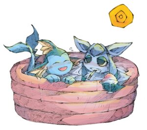 Rating: Safe Score: 0 Tags: ambiguous_gender duo e621 eeveelution eyes_closed feral fin generation_1_pokemon generation_4_pokemon glaceon kyounoikenie nekogarasu nintendo open_mouth pokemon pokemon_(species) simple_background smile sun swimming_pool tail vaporeon water white_background User: bunchy7s