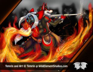 Rating: Safe Score: 0 Tags: 2011 anthro black_body black_fur black_nose blue_eyes blue_nose bottomwear clothing e621 female fire fur fuzz gun hair magic male markings open_mouth pants ranged_weapon red_markings shorts temrin temrin_sanjem text url weapon white_hair white_markings wildelementstudios yellow_eyes User: bunchy7s