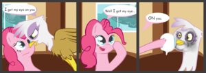 Rating: Safe Score: 0 Tags: avian beak blue_eyes brown_body brown_feathers comic e621 earth_pony equid equine feathered_wings feathers female feral friendship_is_magic fur gilda_(mlp) gryphon hasbro horse mammal my_little_pony mythological_avian mythological_creature mythology pink_body pink_fur pinkie_pie_(mlp) pony unknown_artist white_body white_feathers wings yellow_eyes User: bunchy7s