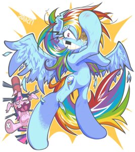 Rating: Safe Score: 0 Tags: 2011 bandage blue_body blue_feathers blue_fur broken_heart cutie_mark duo e621 equid equine feathered_wings feathers female feral friendship_is_magic fur gashi-gashi hair hasbro horn looking_at_viewer mammal multicolored_hair multicolored_tail my_little_pony mythological_creature mythological_equine mythology open_mouth pegasus purple_body purple_fur purple_hair rainbow_dash_(mlp) rainbow_hair rainbow_tail spread_wings tail teeth twilight_sparkle_(mlp) two_tone_hair unicorn wings wounded User: bunchy7s