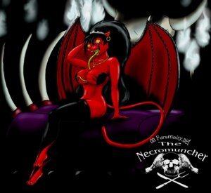 Rating: Questionable Score: 0 Tags: anthro big_breasts breasts clothed clothing darkness demon domestic_cat e621 felid feline felis female mammal membrane_(anatomy) membranous_wings necromuncher nipples red_body red_nipples sitting skimpy solo tail tongue wings User: bunchy7s