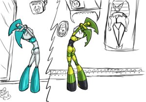 Rating: Explicit Score: 0 Tags: 2girls dual_persona female gynoid jenny_wakeman multiple_females multiple_girls my_life_as_a_teenage_robot nickelodeon qt2 queen_vexus rule34 smooth_skin teenager velenor vexus User: bunchy7s