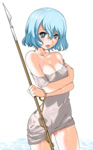 Rating: Questionable Score: 0 Tags: 1girls bare_shoulders berserk blue_eyes blue_hair blush bob_cut body_blush breast_hold breasts collarbone crossed_arms dress dripping embarrassed female freckles harpoon humanoid isma light-skinned_female light_skin looking_at_viewer merfolk mermaid nipple_slip nipples off_shoulder open_mouth polearm robina rope rule34 shiny_skin short_hair shy simple_background solo spear standing thighs water weapon wet_clothes white_background User: bunchy7s