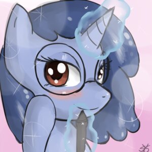 Rating: Safe Score: 0 Tags: 1:1 alternate_species blue_hair blush brown_eyes crossgender e621 equid equine eyewear fan_character female feral glasses glowing hair hasbro horn john_joseco_(character) mammal my_little_pony mythological_creature mythological_equine mythology ponification smile solo speccysy suggestive unicorn User: bunchy7s