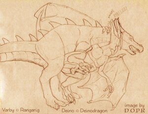Rating: Explicit Score: 0 Tags: 3_toes anal anal_penetration balls bodily_fluids claws cum cum_string d.o.p.r deinodragon dinosaur dominant dopr dopr5 dragon dromaeosaurid duo e621 erection eyes_closed feet feral genital_fluids genitals hybrid interspecies larger_dom looking_pleasured male male/male male_penetrated male_penetrating male_penetrating_male membrane_(anatomy) membranous_wings monochrome mythological_creature mythological_scalie mythology open_mouth penetration penis prehistoric_species rangarig reptile saurischian scalie sex size_difference size_play slightly_chubby tail theropod toes varby velociraptor wings User: bunchy7s