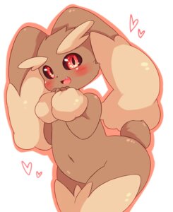 Rating: Safe Score: 0 Tags: 2010 :d akitaka ambiguous_gender anthro arms_bent biped blush digital_drawing_(artwork) digital_media_(artwork) e621 female fluffy generation_4_pokemon hi_res kemono lagomorph long_ears looking_at_viewer lopunny mammal nintendo open_mouth pokemon pokemon_(species) raised_hand red_eyes simple_background smile solo standing teeth tucked_arms white_background wide_hips User: bunchy7s