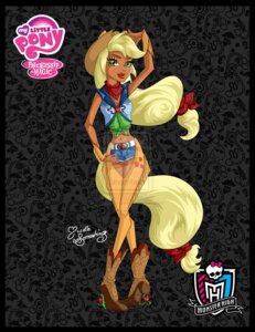 Rating: Safe Score: 0 Tags: animal_humanoid anthro applejack_(eg) black_border border clothing cowboy_hat dress e621 equestria_girls equid equid_humanoid equine equine_humanoid female hasbro hat headgear headwear hi_res humanoid mammal mammal_humanoid mattel monster monster_girl_(genre) monster_high my_little_pony nemoturunen smile solo style_emulation User: bunchy7s
