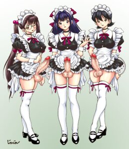 Rating: Explicit Score: 0 Tags: 3futas balls black_hair brown_eyes brown_hair censored choker dickgirl erect_nipples frills futanari glasses hairband intersex jinjin long_hair maid nipples open_mouth orange_eyes penis purple_eyes purple_hair rule34 short_hair smile stockings testicles thighhighs tied_hair twintails very_long_hair User: bunchy7s