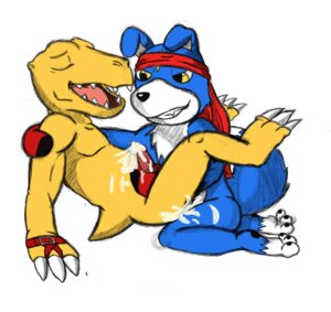 Rating: Explicit Score: 0 Tags: agumon anthro bandai_namco blue_body blue_fur bodily_fluids colored cum cum_inside digimon digimon_(species) duo e621 erection eyes_closed fur gaomon genital_fluids genitals handjob male male/male messy orgasm penile penis seamaster sex simple_background smile smirk white_background yellow_body yellow_skin User: bunchy7s