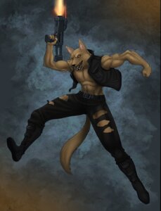 Rating: Questionable Score: 0 Tags: abs anthro athletic belt biceps biped boots bottomwear brown_body brown_fur canid canine canis clothed clothing coyote e621 fangs footwear fur gun jacket looking_at_viewer male mammal muscular muscular_anthro open_clothing open_mouth open_shirt open_topwear orange_eyes pants pecs pose ranged_weapon shirt shoes solo source_request standing submachine_gun tail teeth tongue topwear torn_clothing unknown_artist vest warrior weapon User: bunchy7s Rating: Questionable Score: 0 Tags: abs anthro athletic belt biceps biped boots bottomwear brown_body brown_fur canid canine canis clothed clothing coyote e621 fangs footwear fur gun jacket looking_at_viewer male mammal muscular muscular_anthro open_clothing open_mouth open_shirt open_topwear orange_eyes pants pecs pose ranged_weapon shirt shoes solo source_request standing submachine_gun tail teeth tongue topwear torn_clothing unknown_artist vest warrior weapon User: bunchy7s