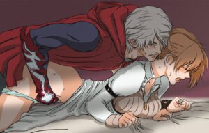 Rating: Explicit Score: 0 Tags: 1boy 1girls 2d adoptive_siblings bed closed_eyes couple devil_may_cry devil_may_cry_(series) devil_may_cry_4 dress female from_behind grey_hair kyrie_(devil_may_cry) male natsu_yasai nero_(devil_may_cry) open_mouth orange_hair panties panties_aside rule34 sex short_hair straight sweat User: bunchy7s