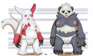 Rating: Explicit Score: 0 Tags: 3_toes 5:3 abstract_background anthro asian_clothing blush bodily_fluids clothed clothing cum duo e621 east_asian_clothing fangs feces feet female fundoshi fur generation_3_pokemon generation_6_pokemon genital_fluids hi_res japanese_clothing markings multicolored_body nintendo pangoro pokemon pokemon_(species) red_markings scatplay signature slightly_chubby soiling source_request tcraw teeth toes topless tuft underwear urine white_body white_fur zangoose User: bunchy7s