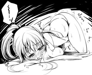 Rating: Explicit Score: 0 Tags: 1girls ass breasts cleavage copyright_request female fingerless_gloves gloves masturbation monochrome panties ponytail rule34 solo sweat tied_hair underwear underwear_only User: bunchy7s
