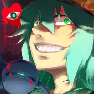 Rating: Safe Score: 0 Tags: 1:1 3_eyes blood blood_from_eye bloody_tears bodily_fluids clothing digital_media_(artwork) digital_painting_(artwork) e621 eye_creature female glowing glowing_eyes green_eyes green_hair grin group hair hat headgear headwear heart_symbol human insane kageusui koishi_komeiji mammal multi_eye not_furry painting_(artwork) rape_face ribbons sharp_teeth smile tears teeth touhou User: bunchy7s