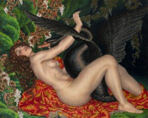 Rating: Explicit Score: 0 Tags: 1917 20th_century anatid ancient_art anseriform anserine avian barefoot bestiality biped bird black_swan_(species) bodily_fluids breasts classical cum cum_inside duo e621 european_mythology feathers feet female female_on_feral feral formal_art genital_fluids greek_mythology human human_on_feral interspecies leda leda_and_the_swan male male/female male_on_human mammal mythology nicholas_kalmakoff nipples nude painting_(artwork) swan zeus User: bunchy7s