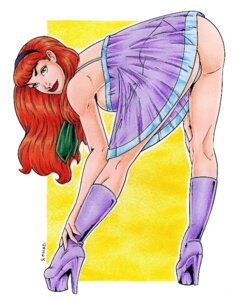 Rating: Questionable Score: 0 Tags: 2005 bent_over boots daphne_blake female female_only garrett_blair hanna-barbera high_heels human red_hair rule34 scooby-doo see-through sheer solo User: bunchy7s